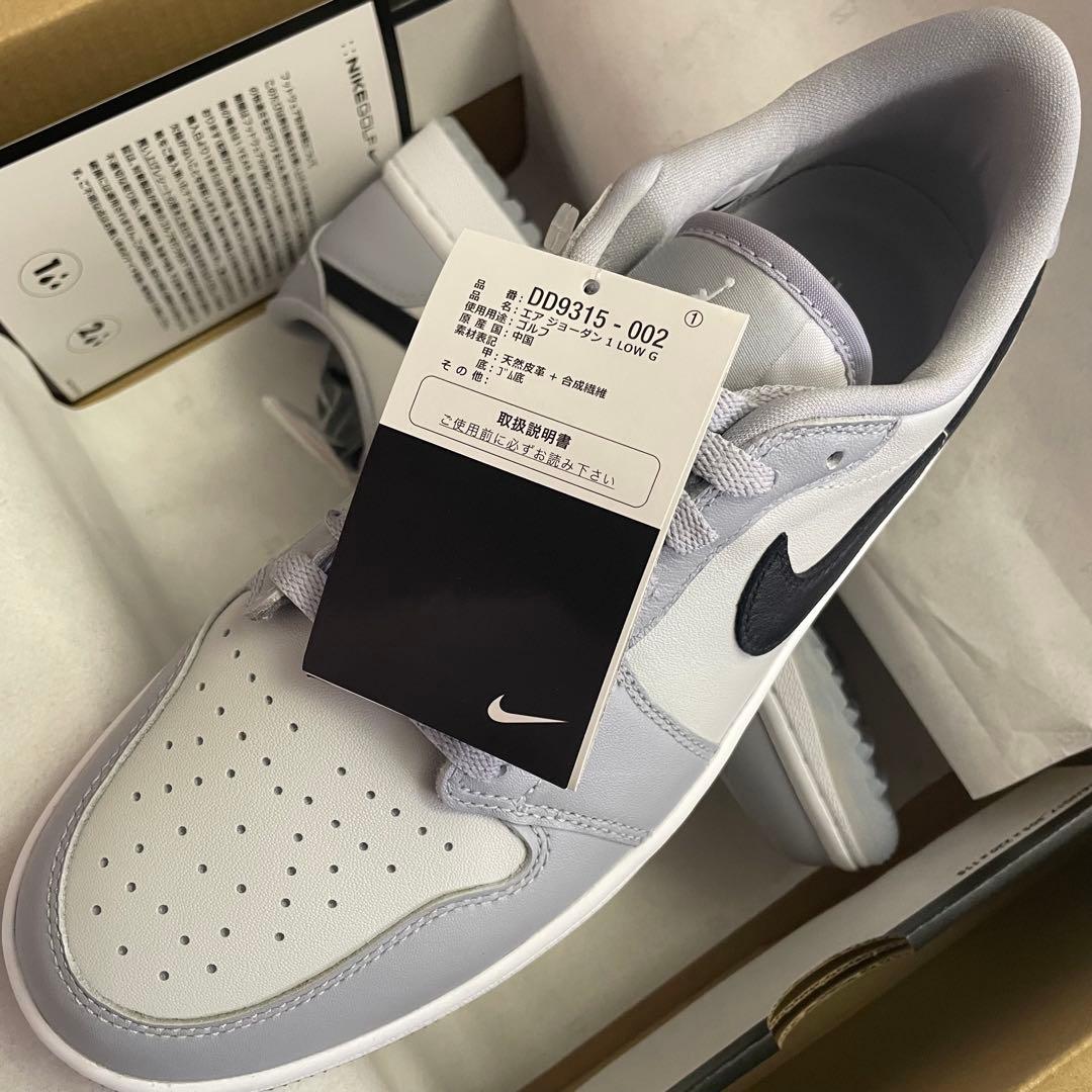 シューズ(男性用) NIKE AIR JORDAN 1 LOW G WolfGrey 26.5cm