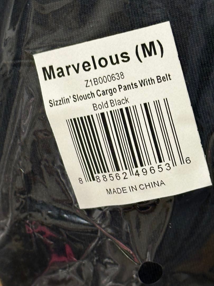 新品　正規品　ズンバ　M ベルト　カーゴパンツ