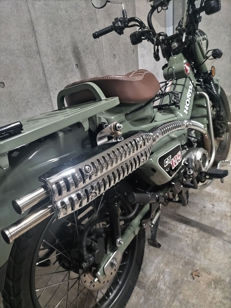 JA65 CT125 スクランブラーマフラー