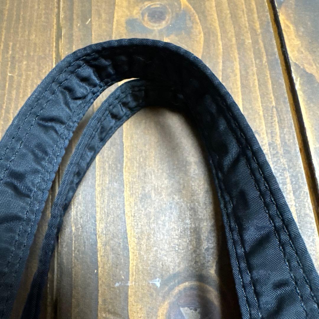 ポータータンカーブラック ×オレンジナイロン ドラムバッグ