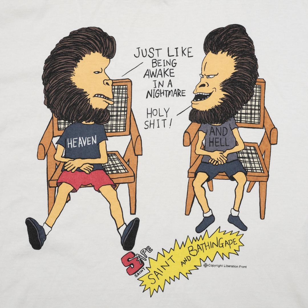 A BATHING APE x SAINT Mxxxxxx コラボTシャツ