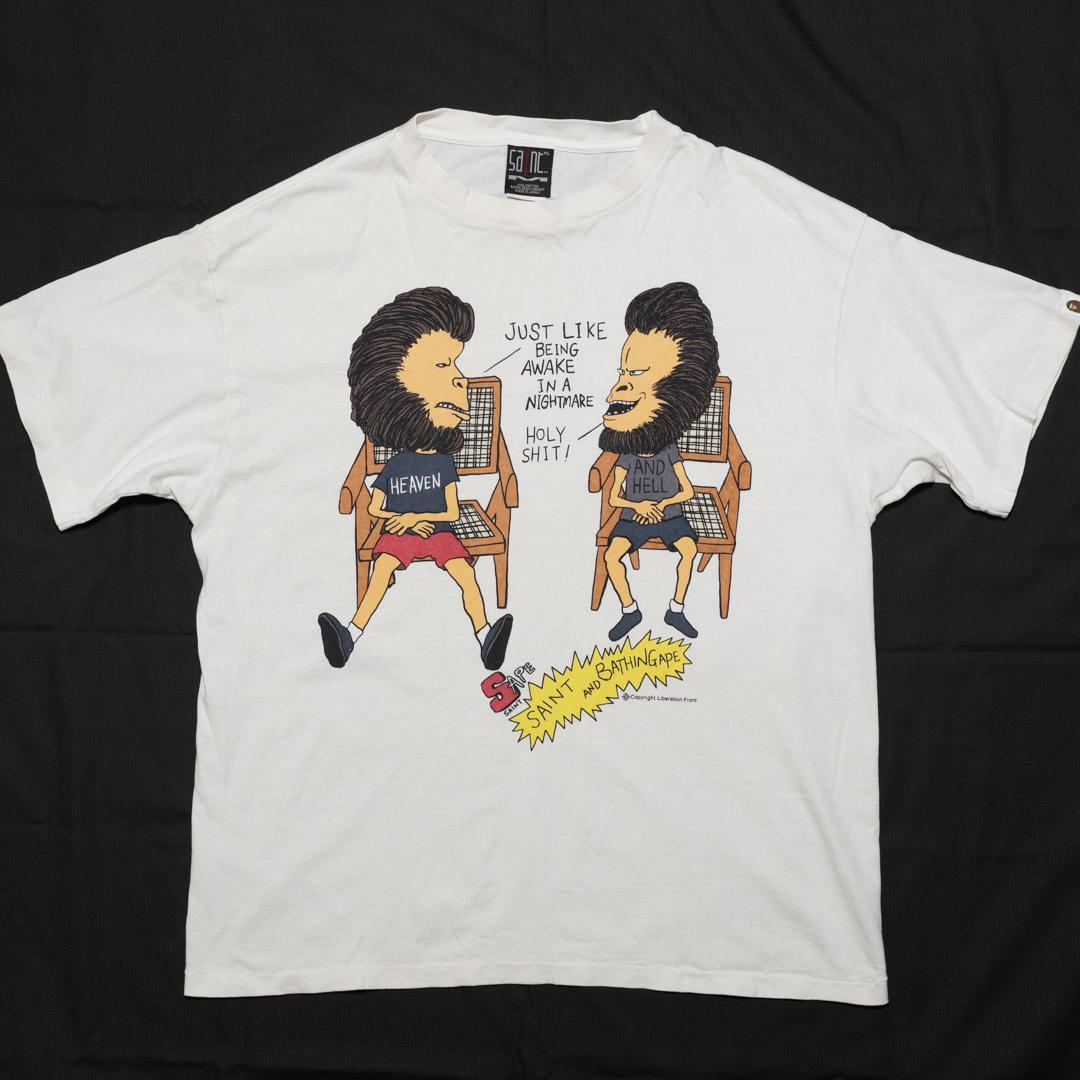 A BATHING APE x SAINT Mxxxxxx コラボTシャツ