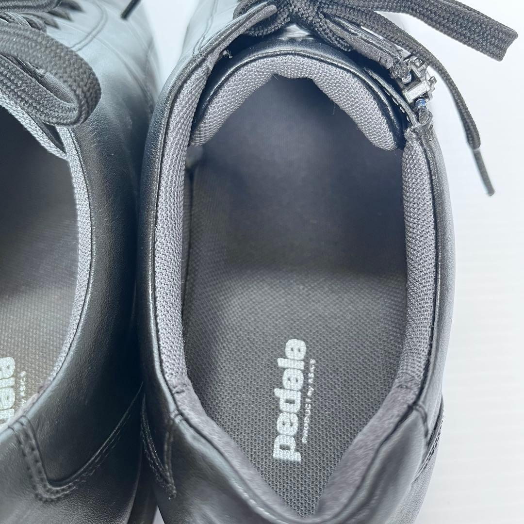 極美品✨ アシックス ペダラ ウォーキングシューズ 黒 23cm サイドジップ