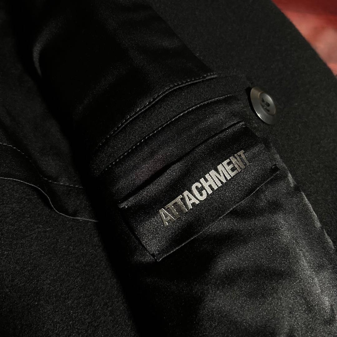 綺麗美品　ATTACHMENT ヘビーメルトンZIP Pコート　ライダース　1
