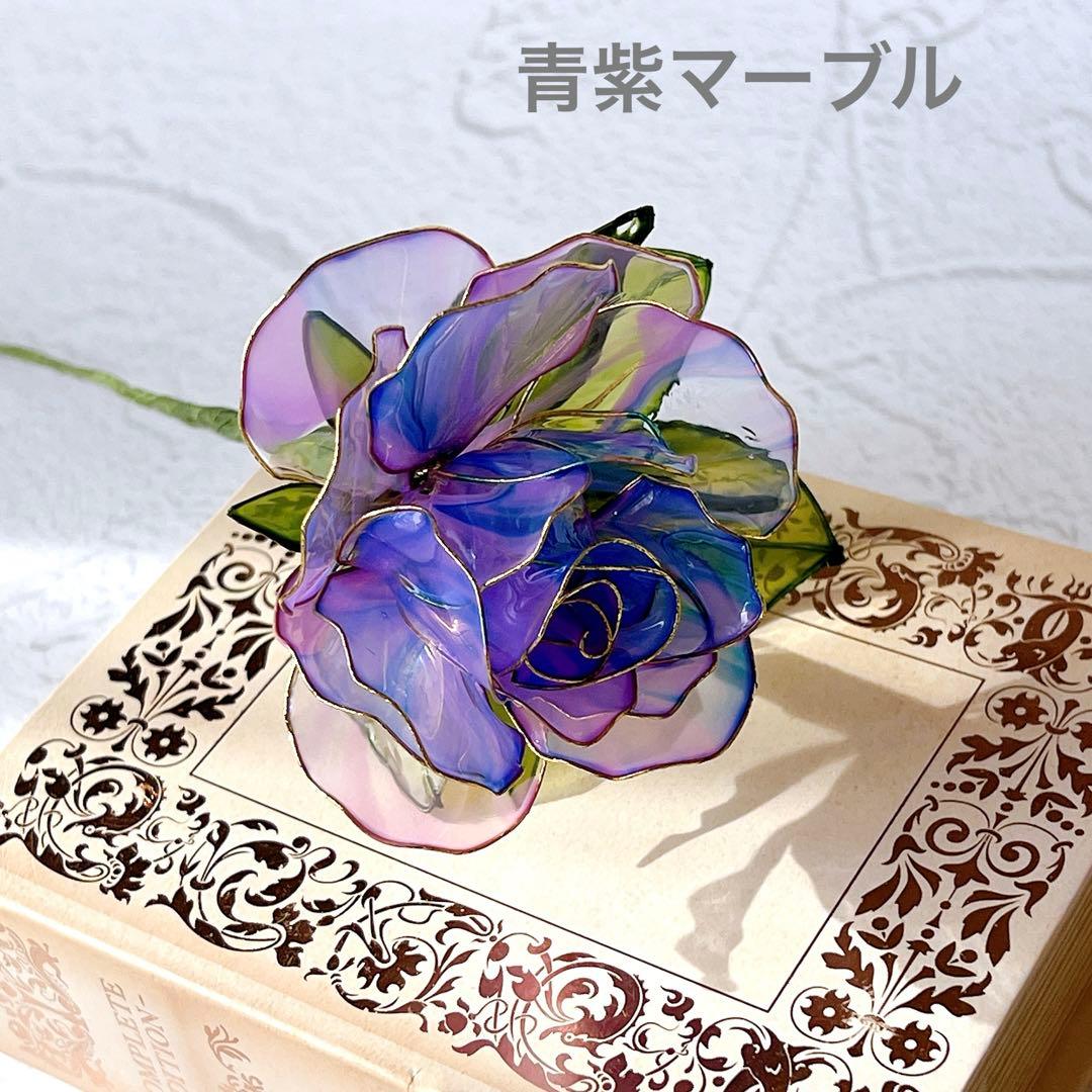 紫陽花2本　アメリカンフラワー　ディップフラワー