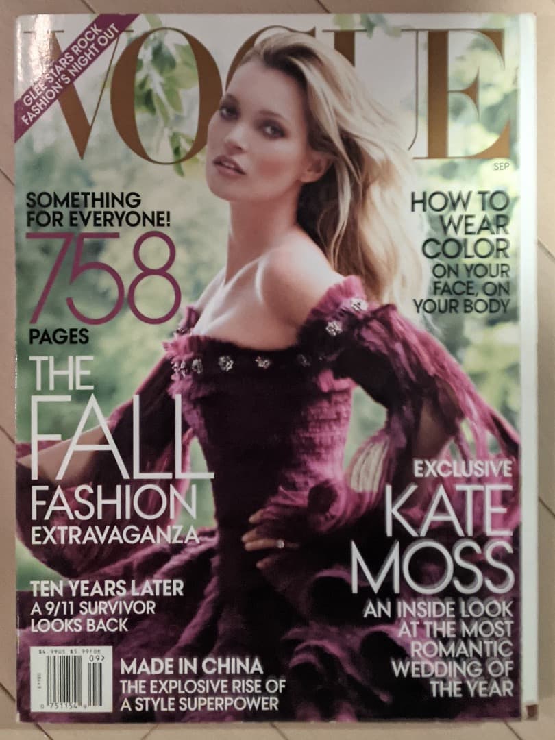 VOGUE SEPTEMBER 2011 ケイト・モス