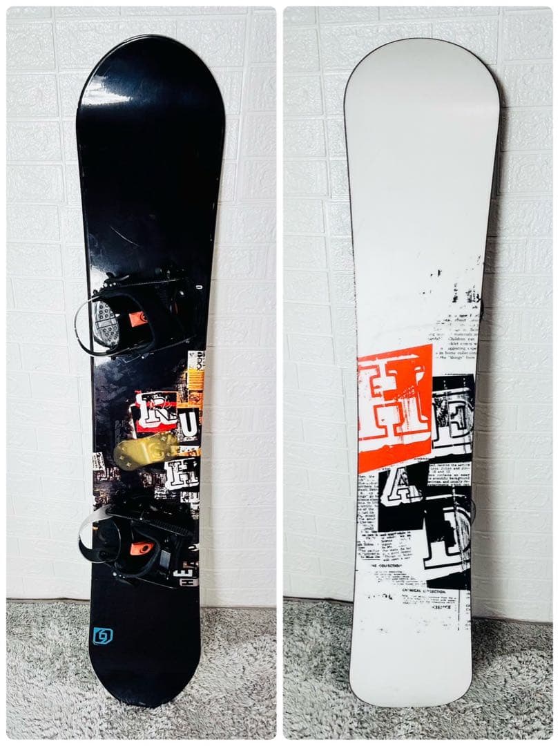 【初心者おすすめ】 HEAD　THREEQ　スノーボード セット 150cm