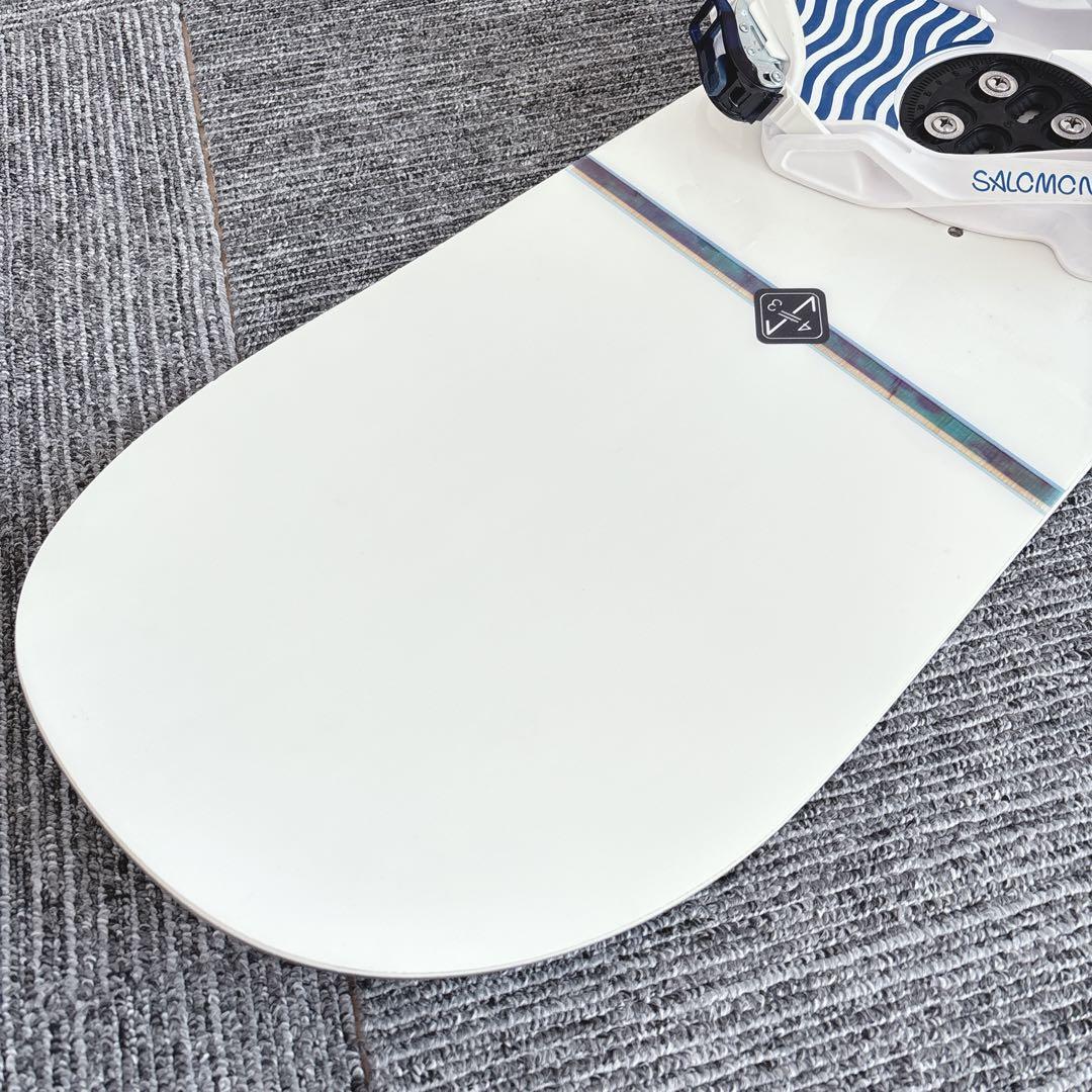 31美品❗️超豪華❗️サロモン レディース スノーボードセット★143cm+ビン付