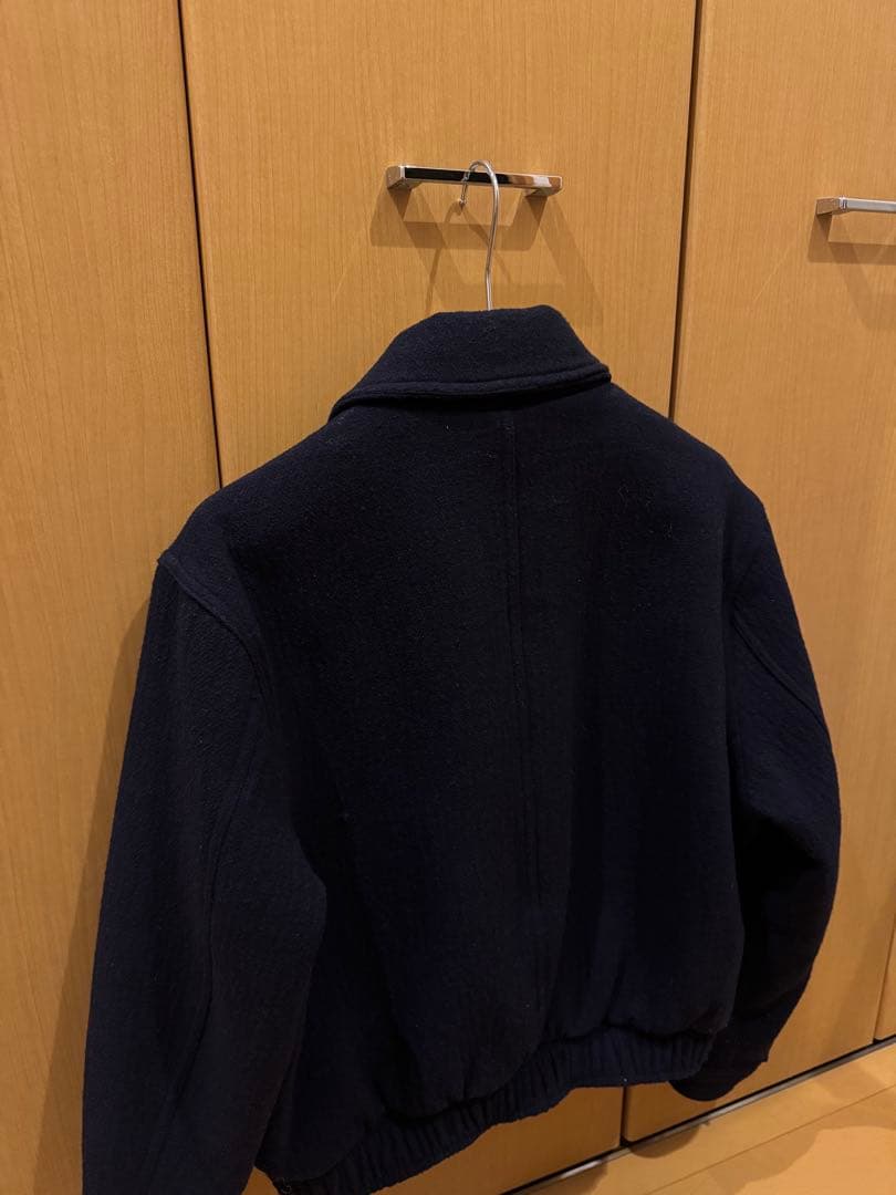 ohotoro wool blouson アウター　ネイビー