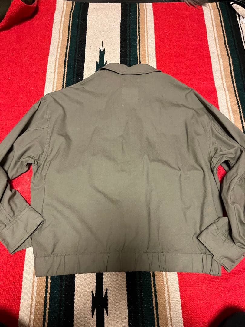 MARKAWAREフライトジャケットオーガニックウールTROPICAL 20ss