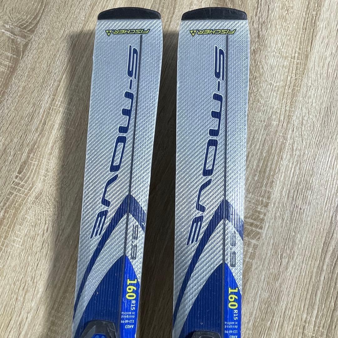 ②FISCHER （フィッシャー）160cm スキー板スキーセット‼︎