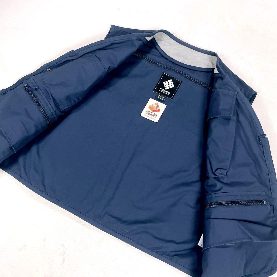 【極美品•XL】 マウンテンリサーチ×コロンビア フィッシングベスト ネイビー