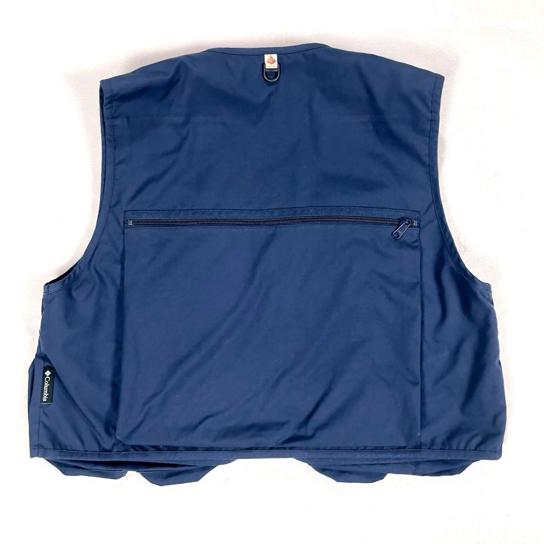 【極美品•XL】 マウンテンリサーチ×コロンビア フィッシングベスト ネイビー