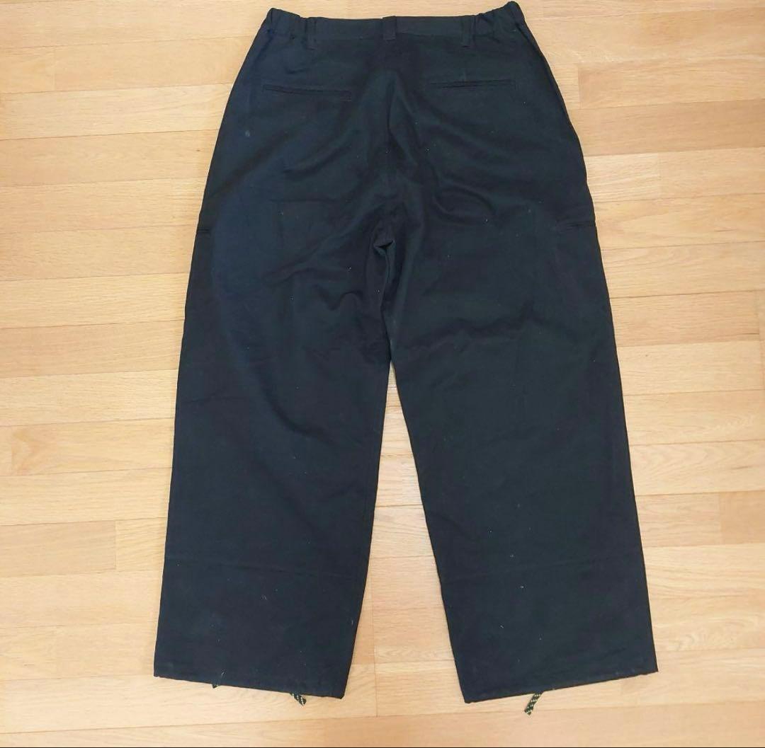 パンツ RAJABROOKE BASIK CHINO PANTS(WIDE) BLACK