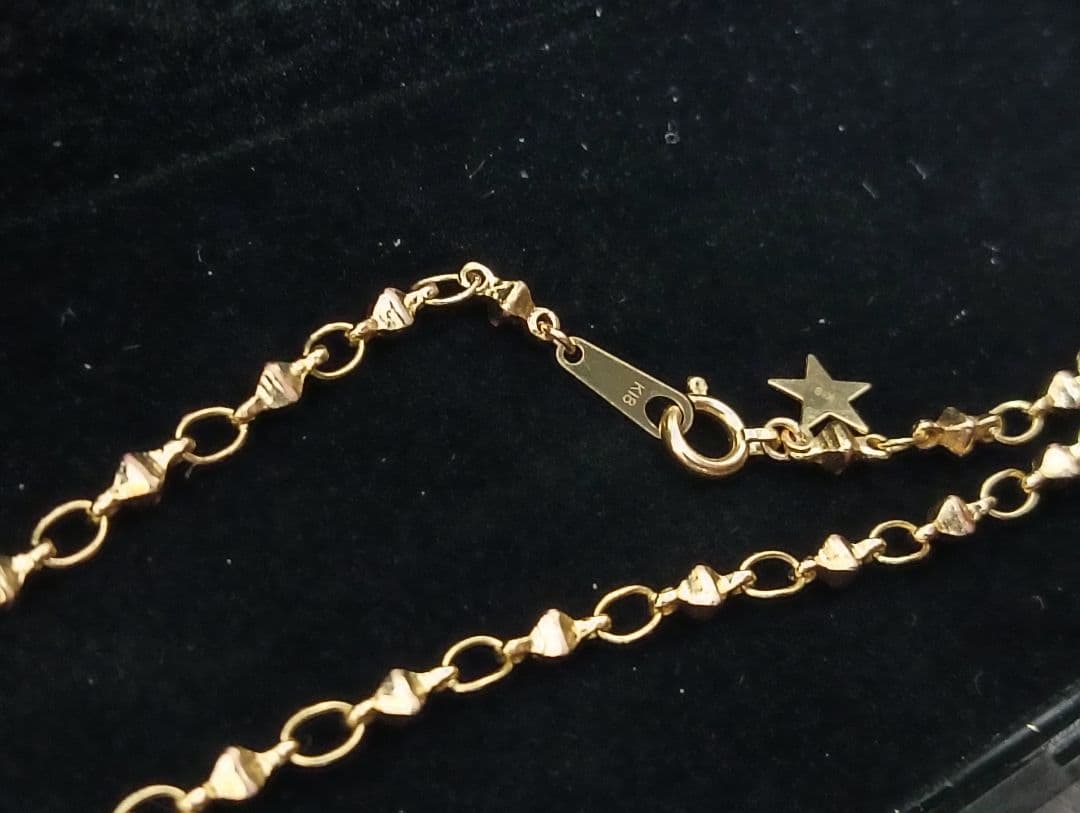 K18 デザインネックレス