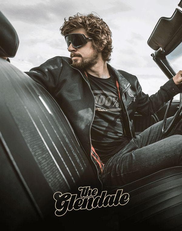 100% Glendale ブラック ワンハンドレッド サングラス