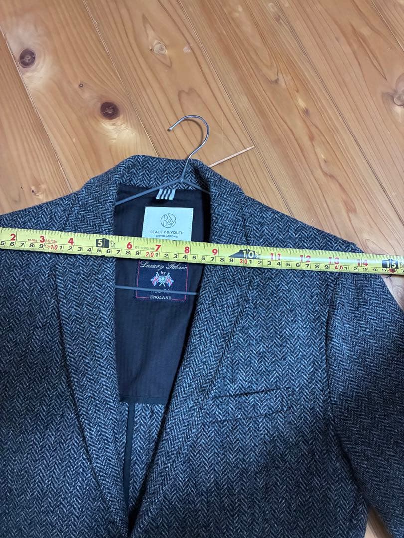 BEAUTY & YOUTH テーラードジャケット S グレー系