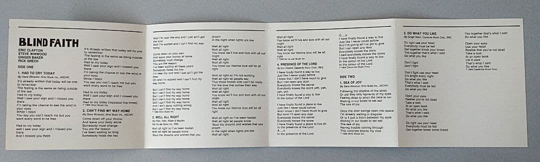 貴重エリッククラプトン参加 ブラインドフェイスMFSL 輸入盤GOLD CD