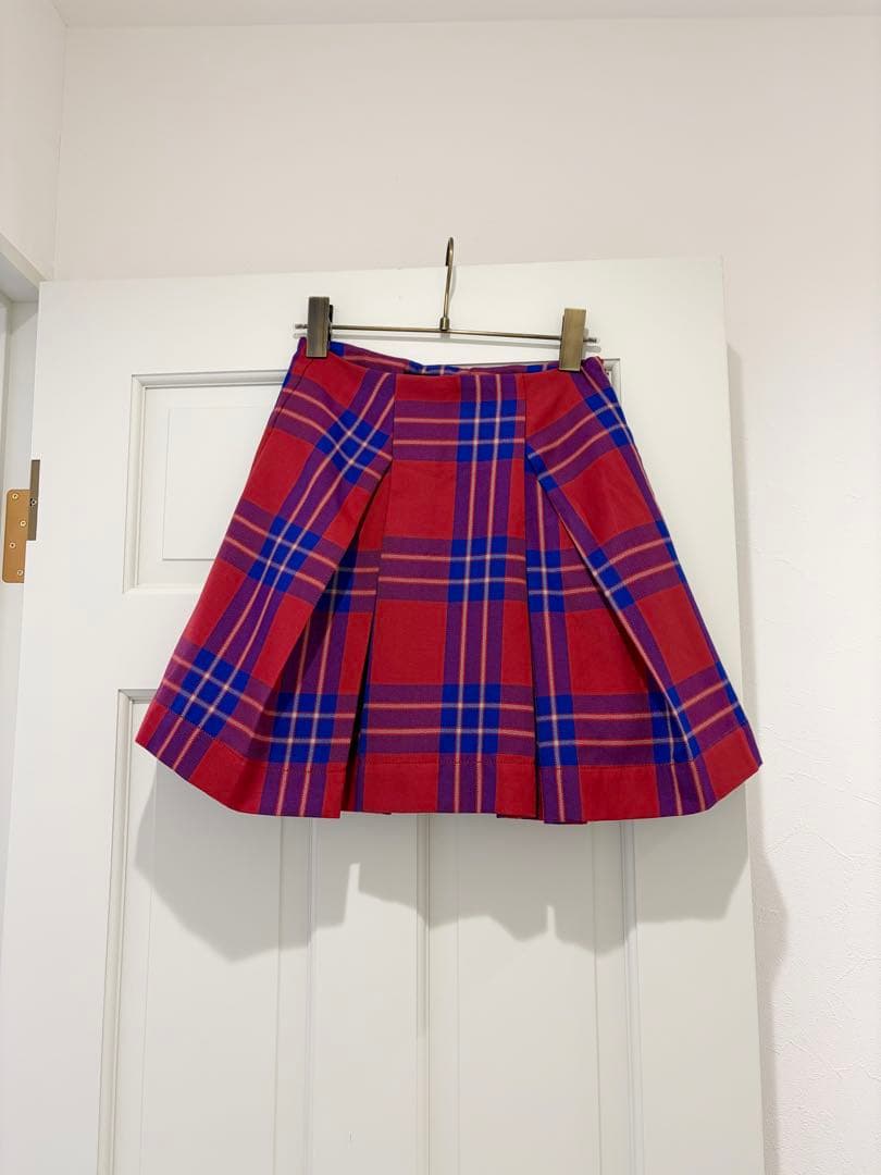 Vivienne Westwood アングロマニア チェックプリーツミニスカート