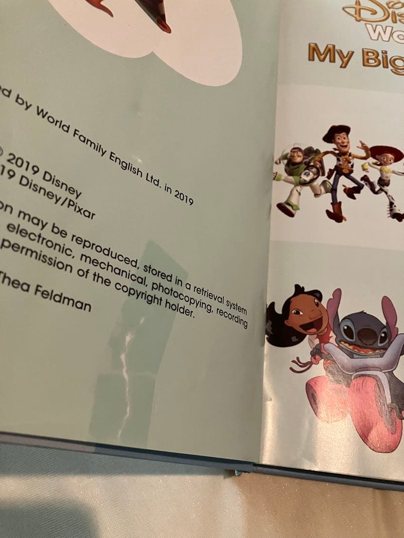 ディズニー英語　DWE My Big Book of Words 絵辞書