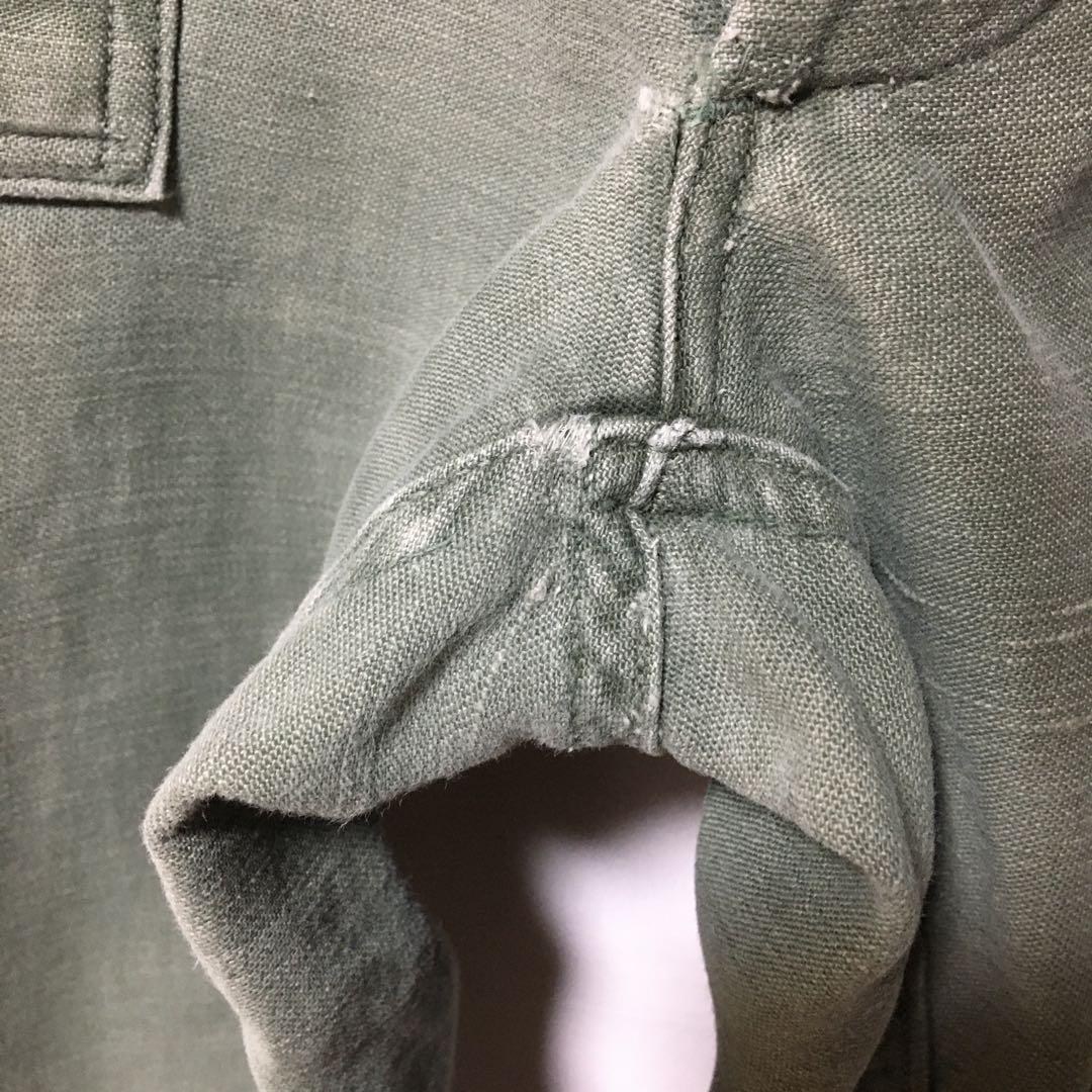 60s ベイカーパンツ コットン100 ボタンフライ us army オリジナル