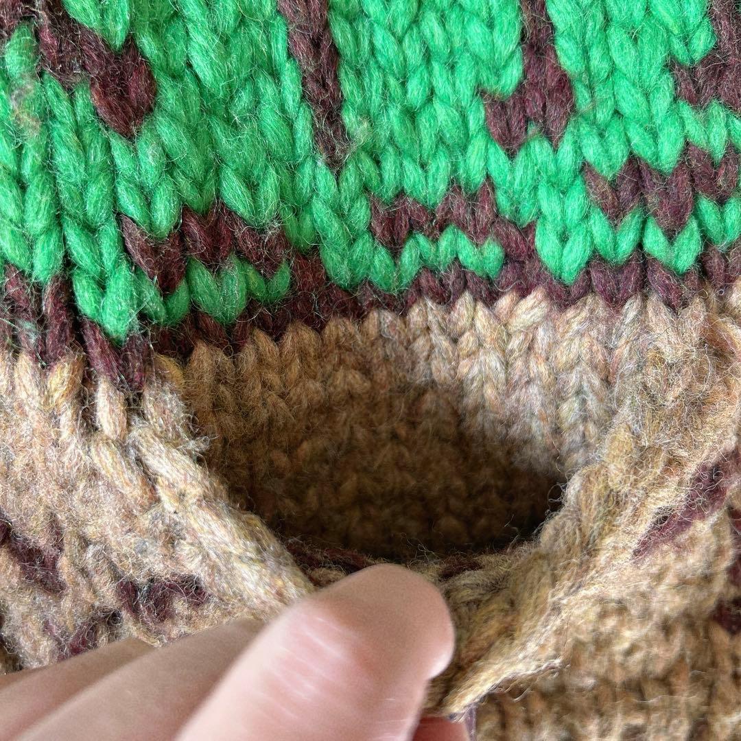 kanata ロペピクニックコラボ カウチンベスト ウール100% カナダ製