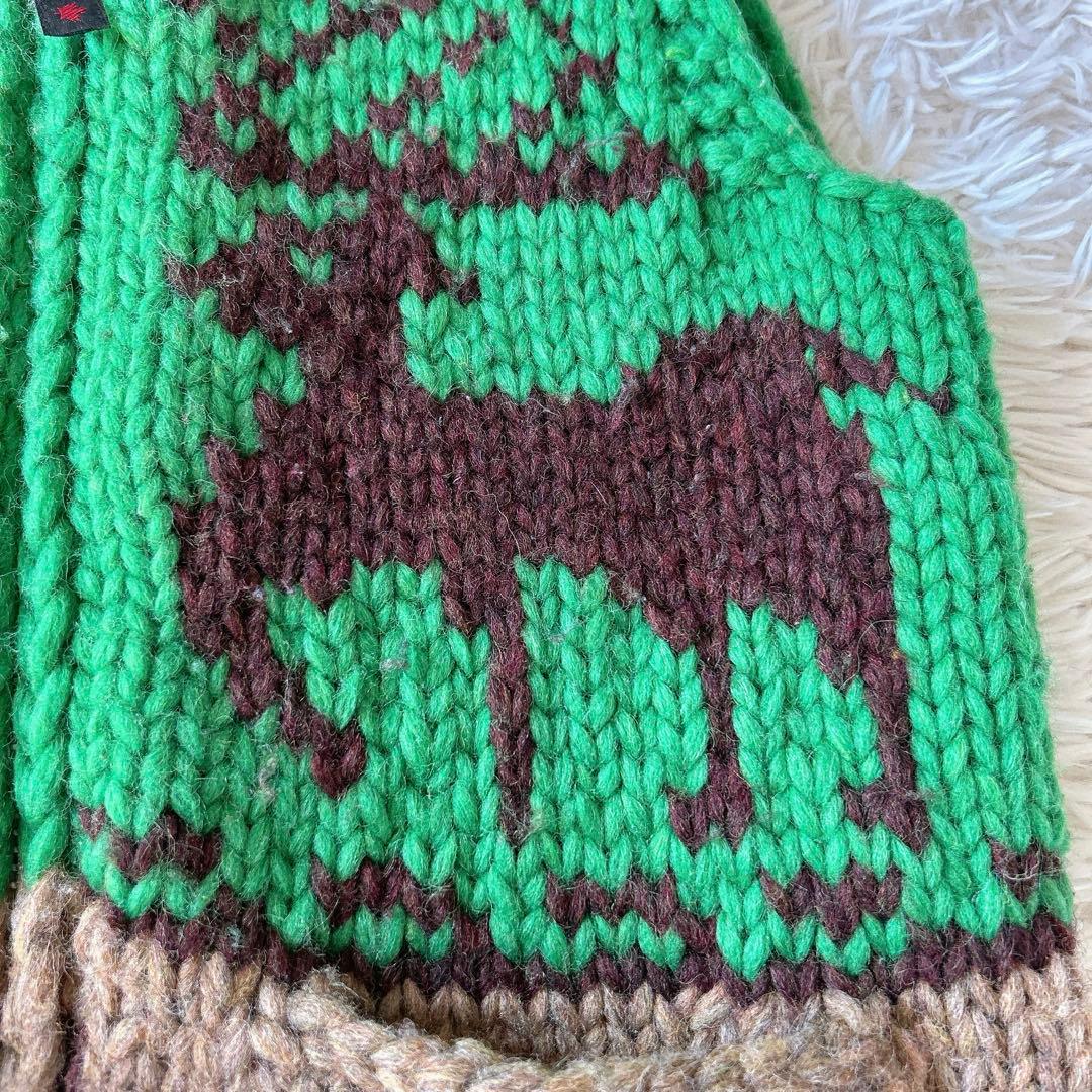 kanata ロペピクニックコラボ カウチンベスト ウール100% カナダ製