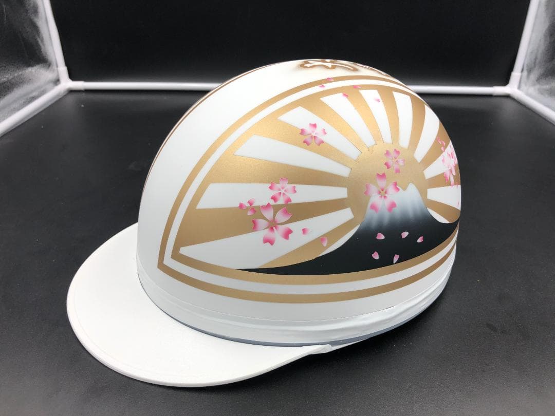 コルク半　カスタム　富士日章　三つボタン　白金　艶消し　桜　高級クリヤ送料無料