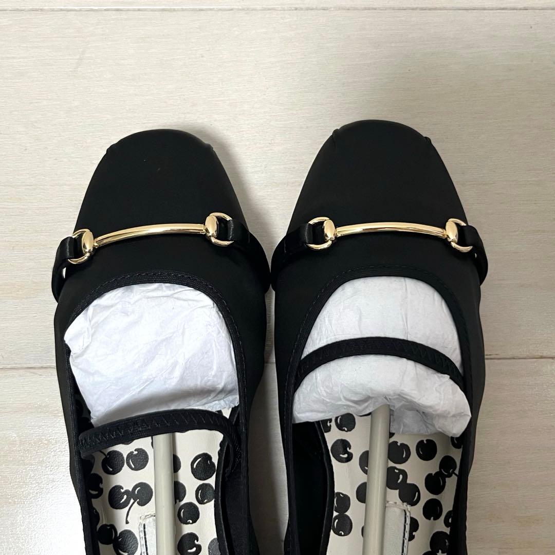 【新品未使用】Her lip to/チェリー　メリージェーンフラットシューズ