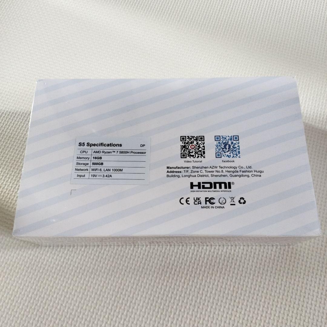 【新品未開封】ミニPC TRIGKEY S5