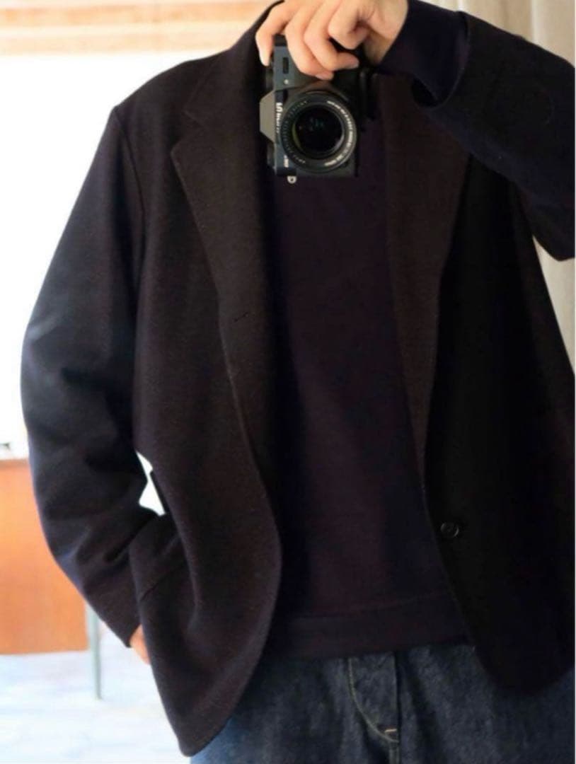 20aw comoli ウールピンシルクジャケット サイズ1