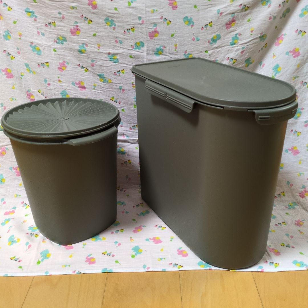 Tupperware　食品保存容器　米びつ