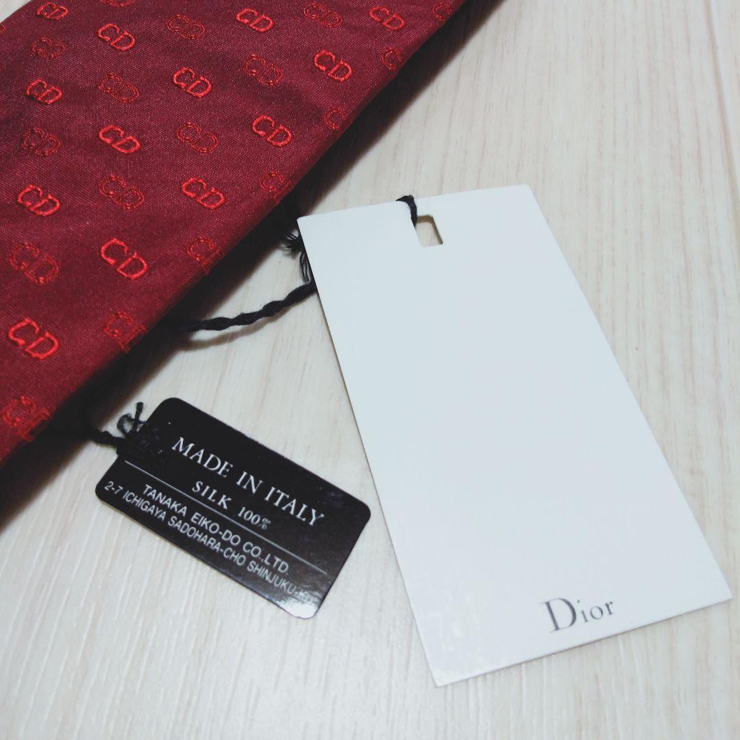 新品タグ付 ChristianDiorクリスチャンディオール ネクタイ ビジネス