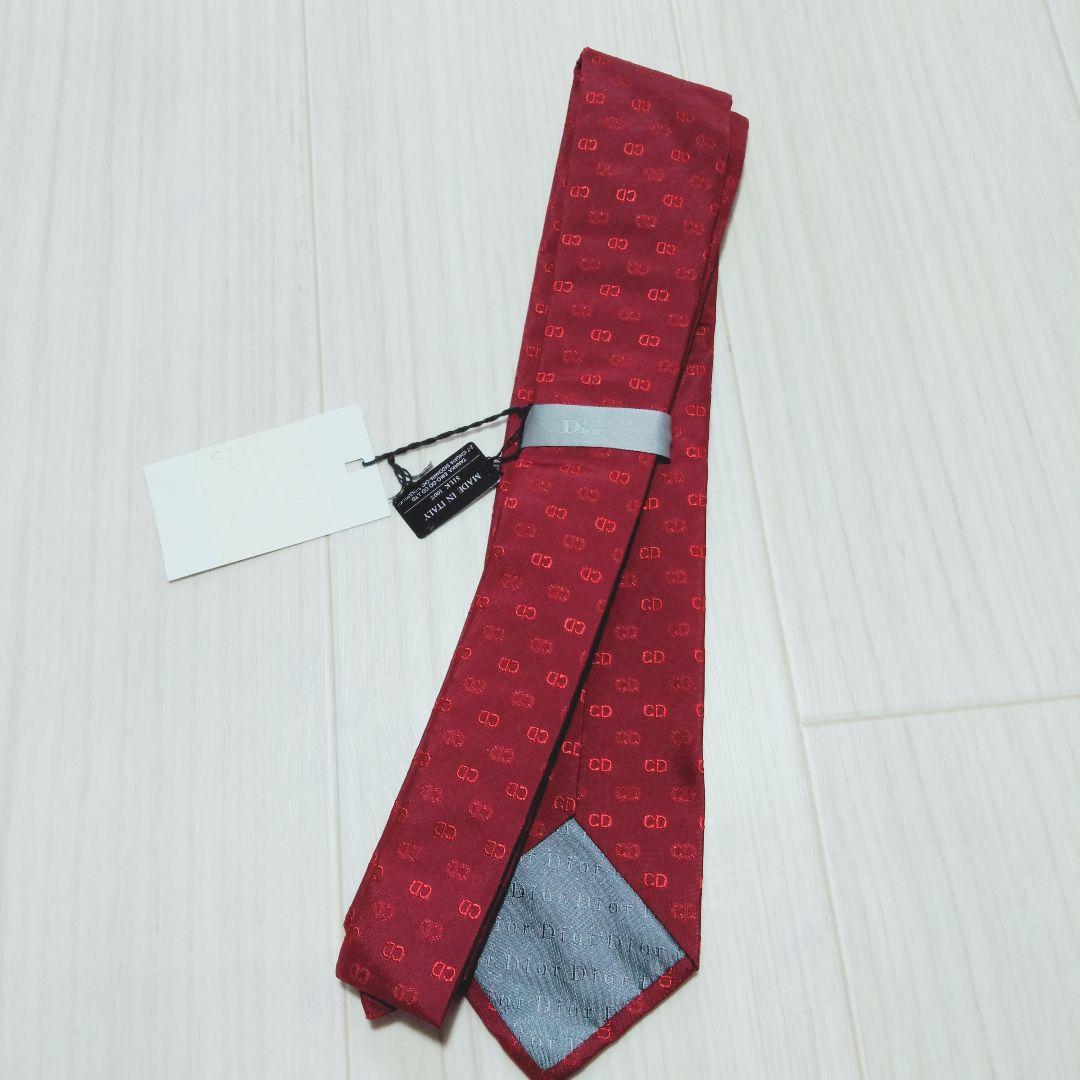 新品タグ付 ChristianDiorクリスチャンディオール ネクタイ ビジネス