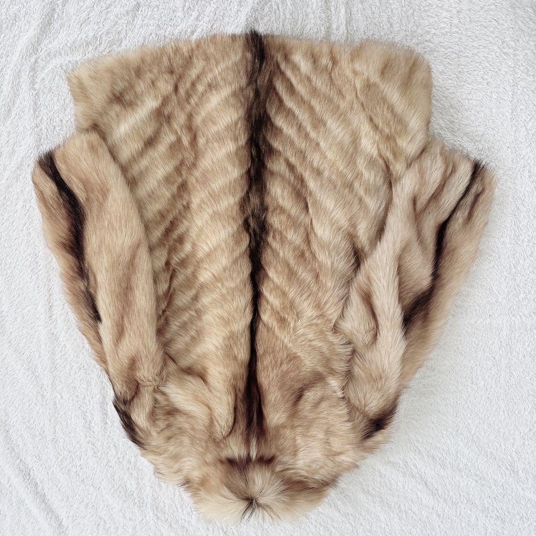 リアルファー 毛皮コート ECHTER PELZ シャドーフォックス 36