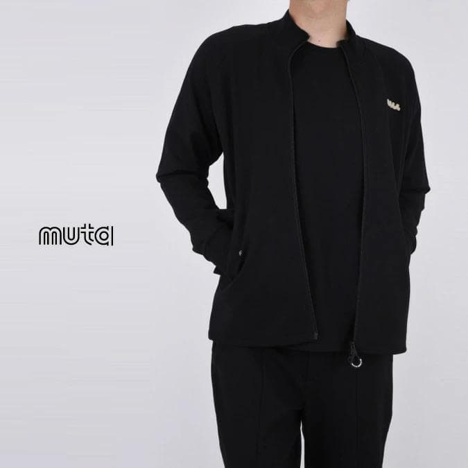 未使用 muta レディース ポンチブルゾン ダブルジップ ブルゾン 紺ネイビー