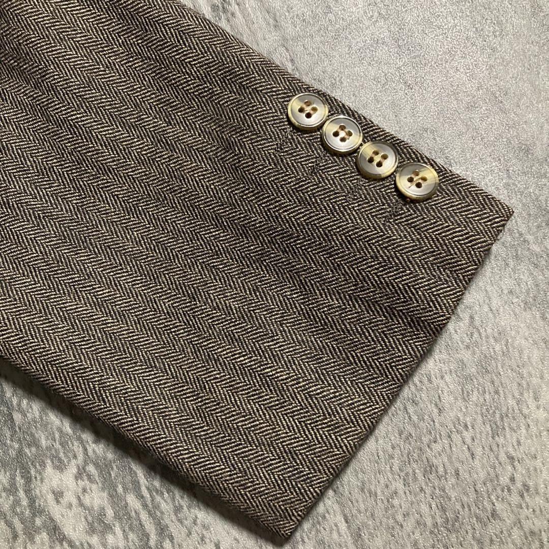 【希少】Christian Dior 極上 ヘリンボーン織 セットアップスーツ