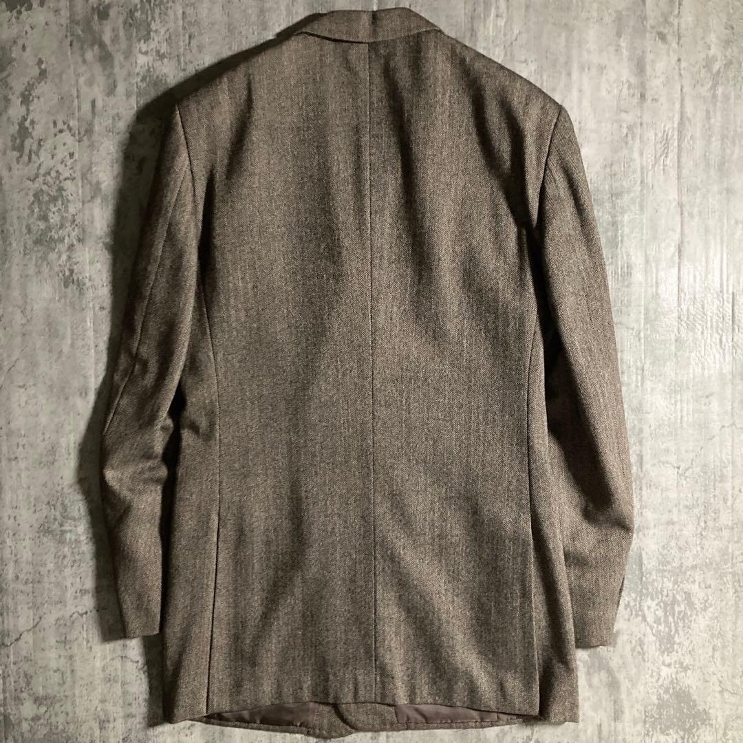 【希少】Christian Dior 極上 ヘリンボーン織 セットアップスーツ