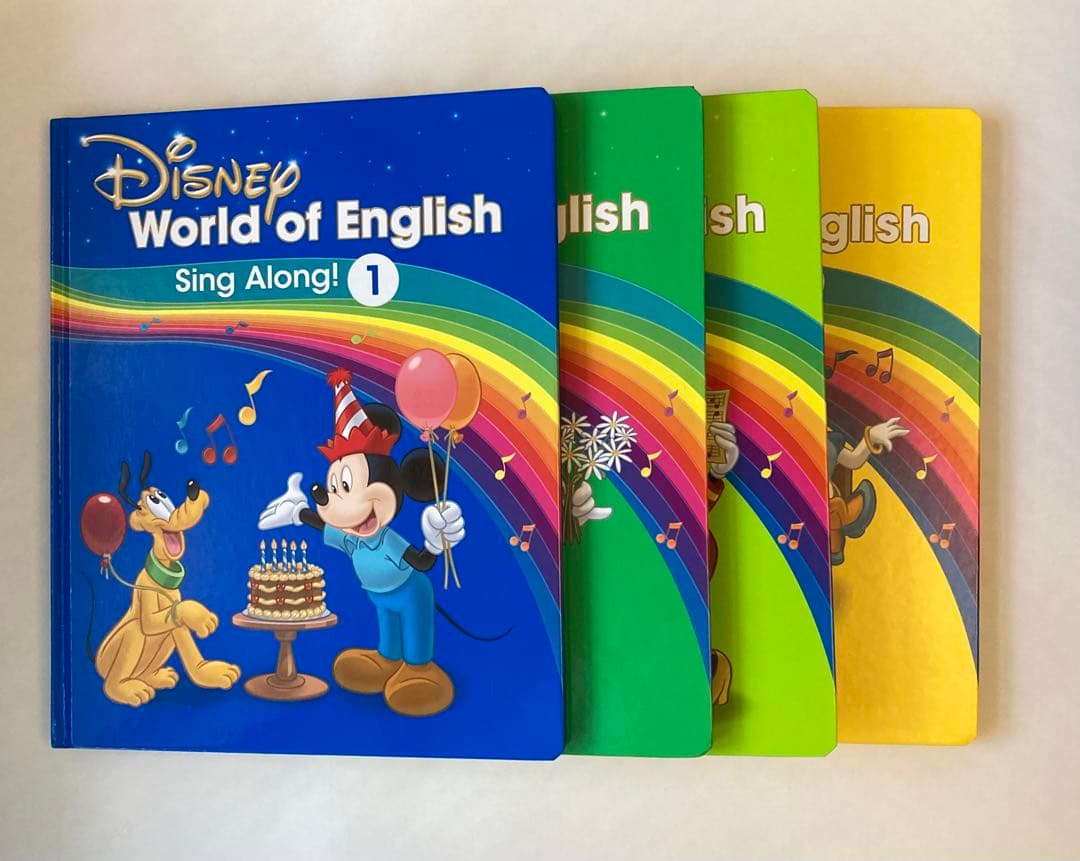 DWE 最新版　シングアロン　CD・教本セット 1〜4