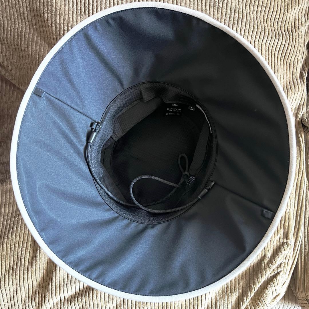 サンバリア100 ウィンドハット Lサイズ アイボリー 帽子