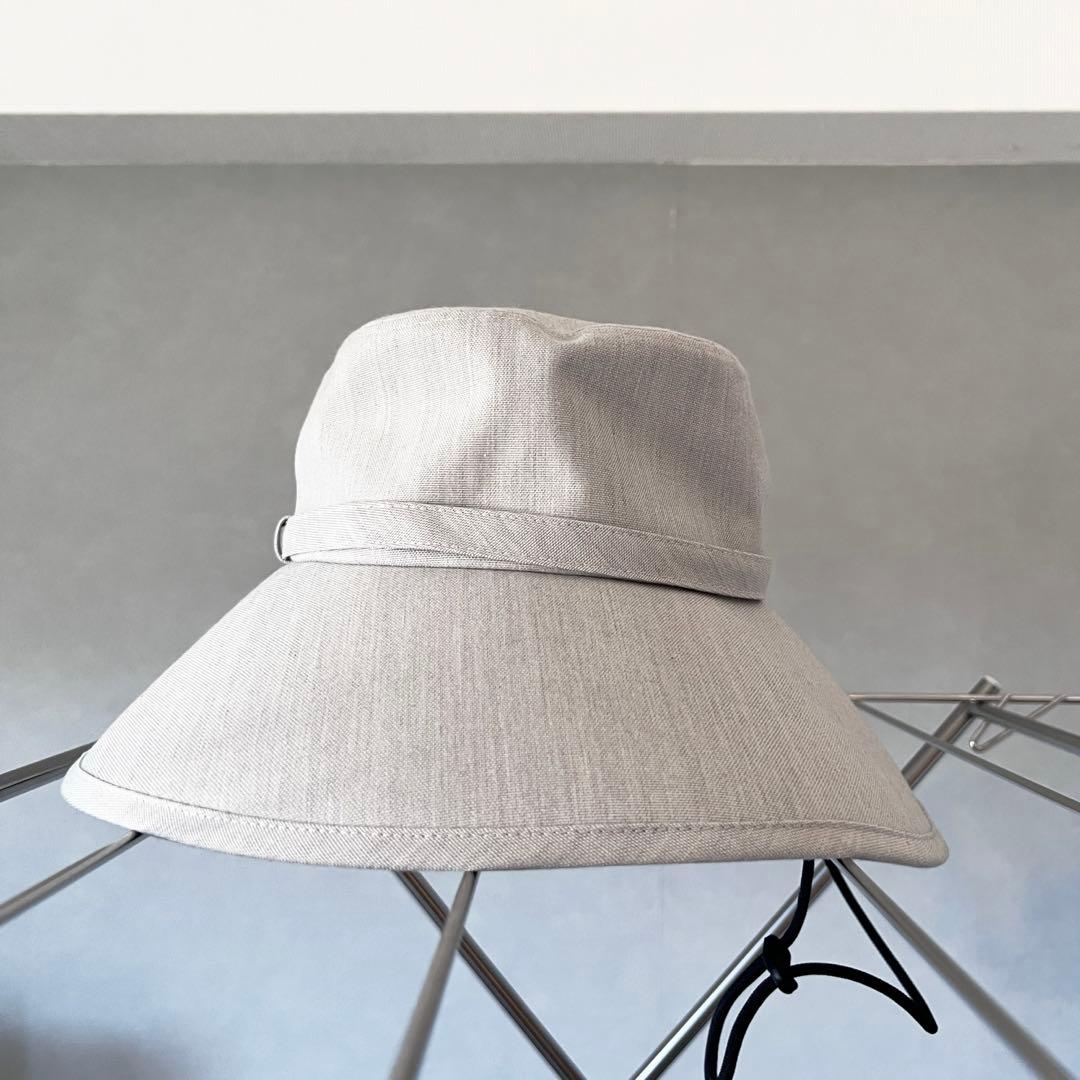 サンバリア100 ウィンドハット Lサイズ アイボリー 帽子