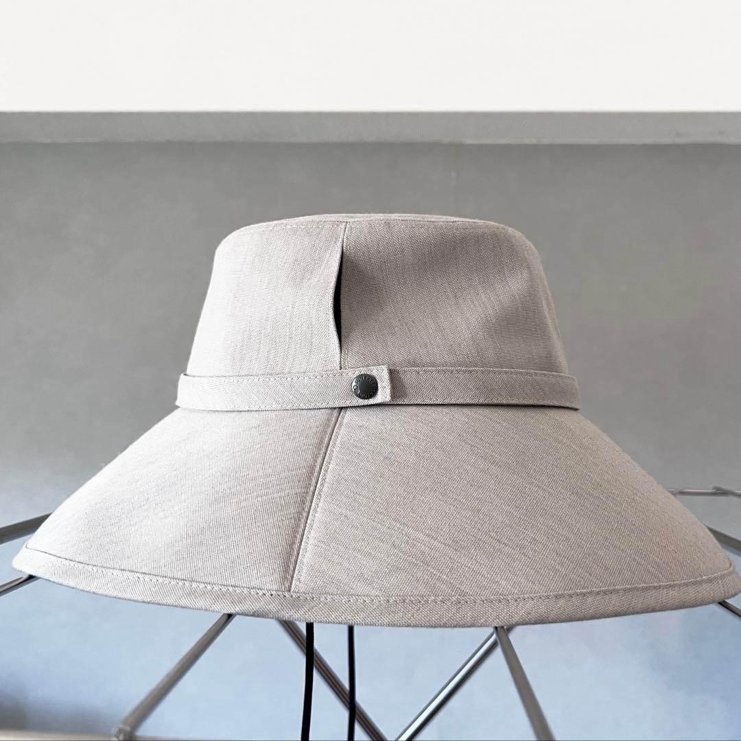 サンバリア100 ウィンドハット Lサイズ アイボリー 帽子