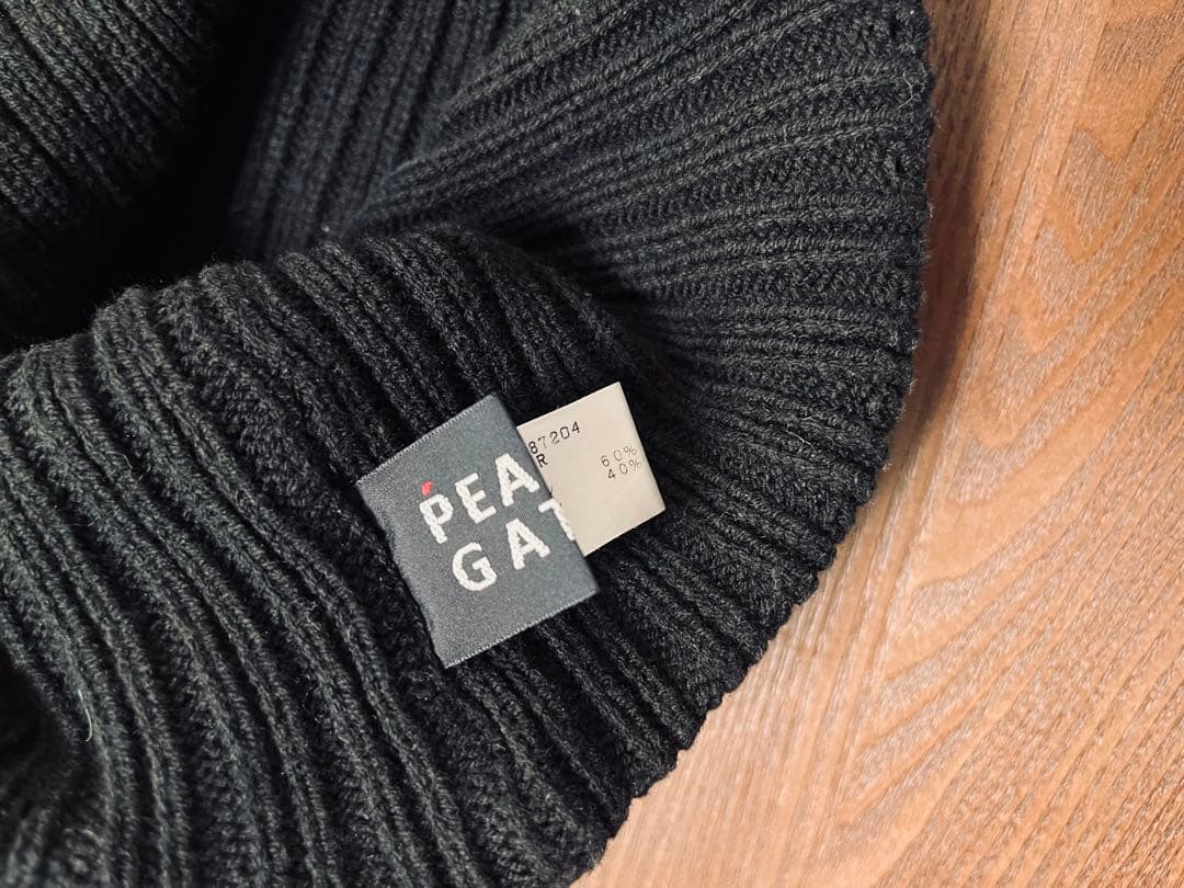 PEARLY GATES パーリーゲイツ ニット帽 男女兼用 美品 ツバ付き