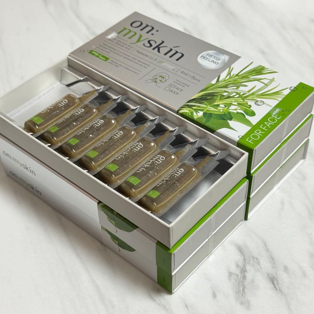 on: myskin オンマイスキン ハーブピーリング フェイス用 5箱+7個