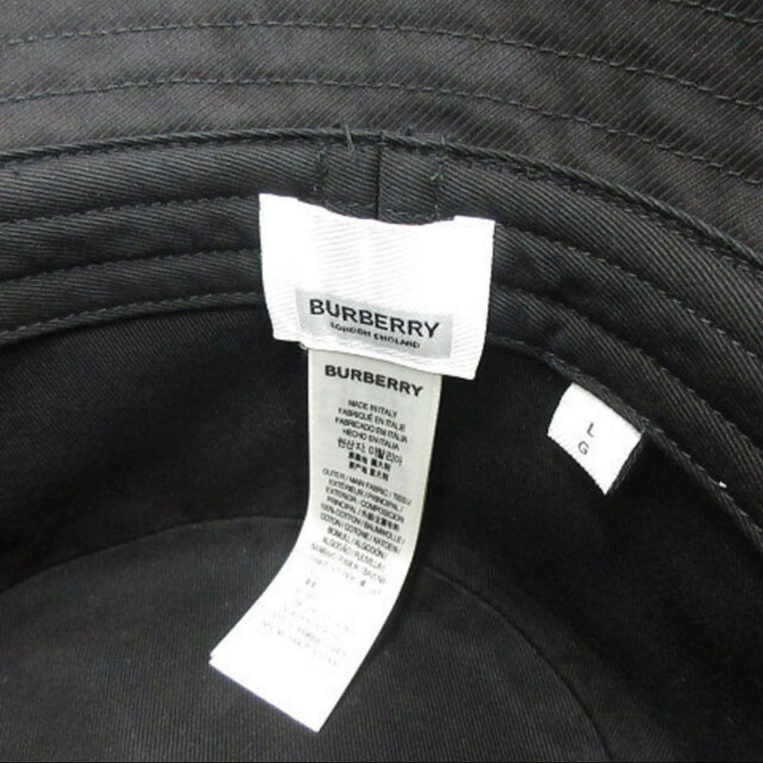 バーバリー BURBERRY 刺繍 バケットハット 帽子8053474 Lサイズ