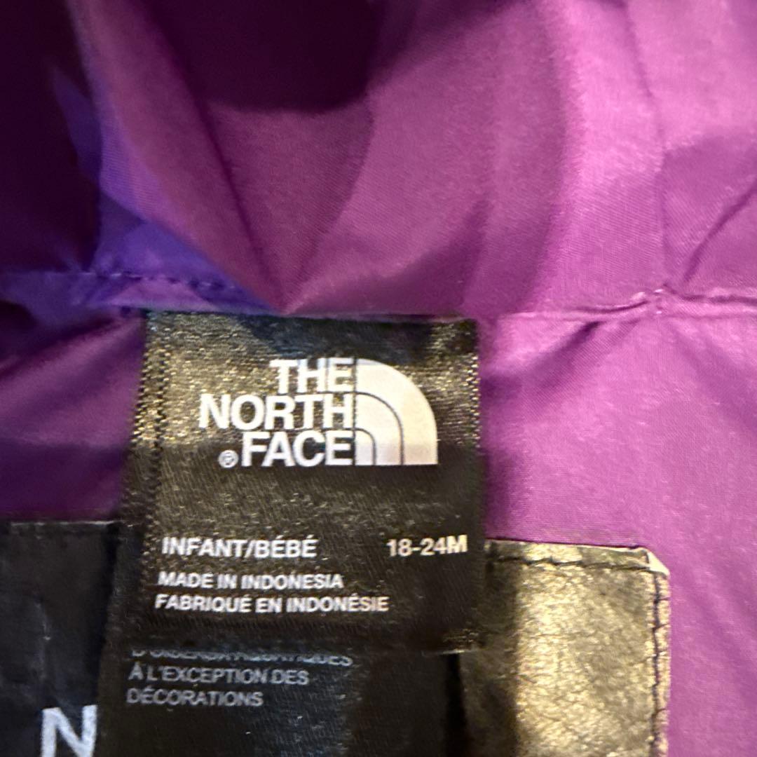 値下げ！THE NORTH FACE ジャンプスーツ 18-24M 紫