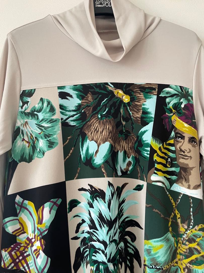 トクコプルミエブォル/アートワークAラインチュニックワンピース