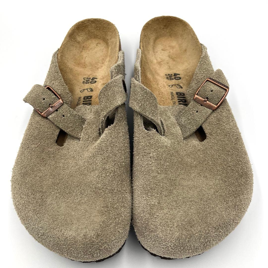 【美品】BIRKENSTOCKビルケンシュトック ボストン トープ　40