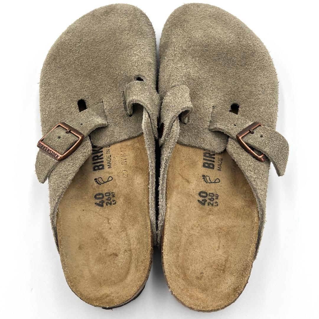 【美品】BIRKENSTOCKビルケンシュトック ボストン トープ　40