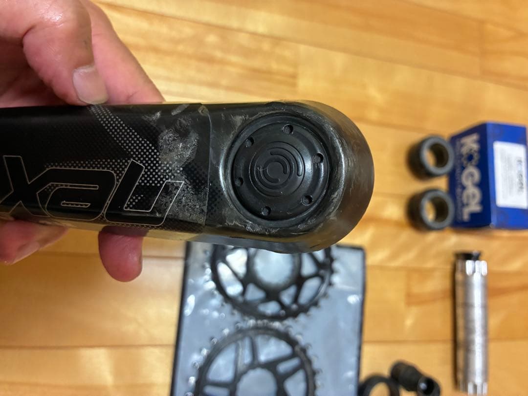 Race face カーボンクランク2本セット　パワーメータ仕様　BB他付属